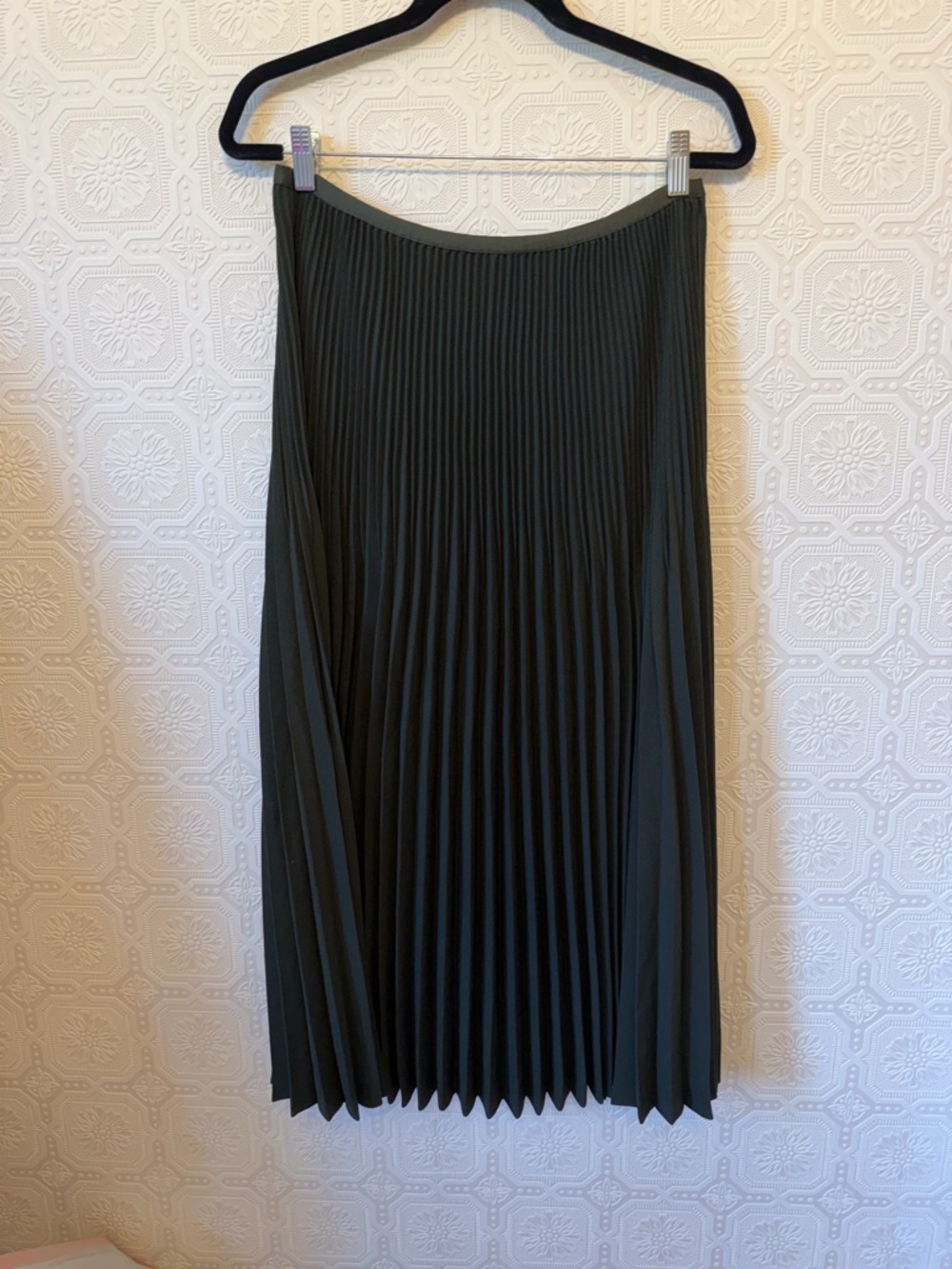 Jenni Kayne Pleated Skirt in Forest Green Size XL - Picture 5 of 7